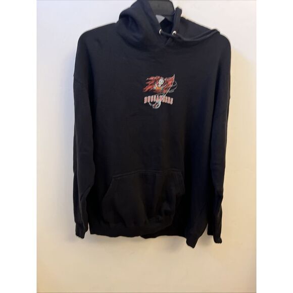 Men's Tampa Bay Buccaneers NFL Official Black Hoodie Large - Picture 1 of 5
